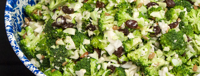 Broccoli Salad at Yoder's Country Market in Centreville, MI