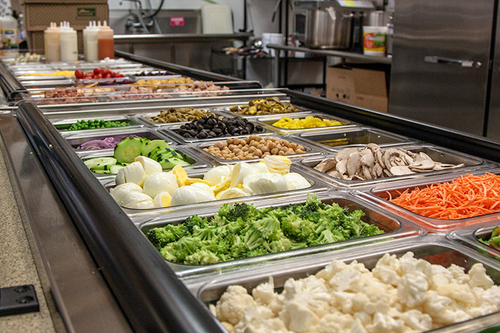 Best salad bar in St. Joseph County at Yoder