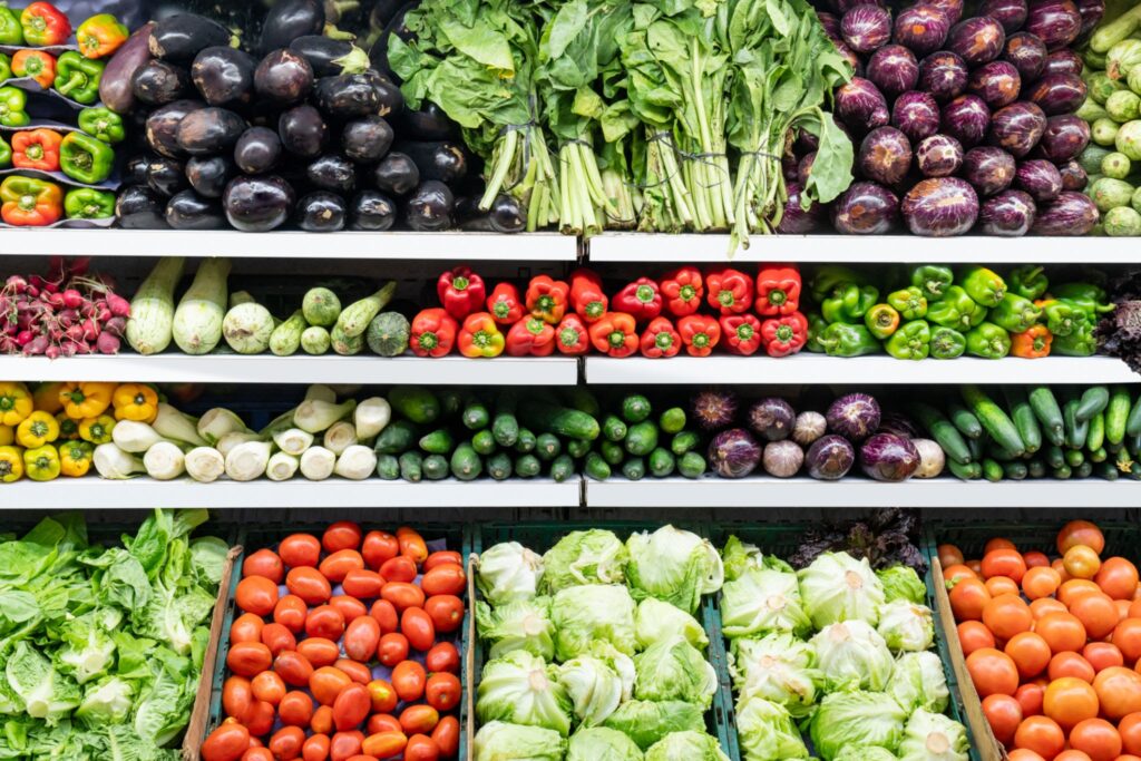 Product and vegetables